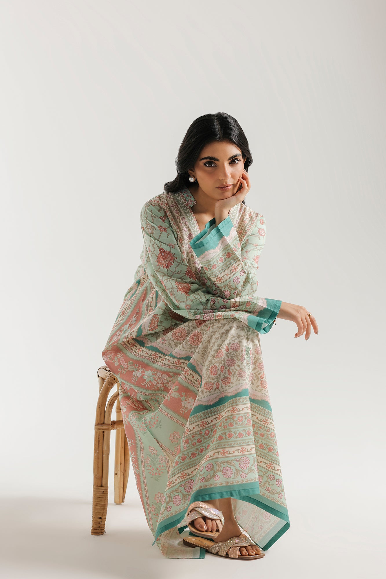 PRINTED KAFTAN (E8471/102/709)