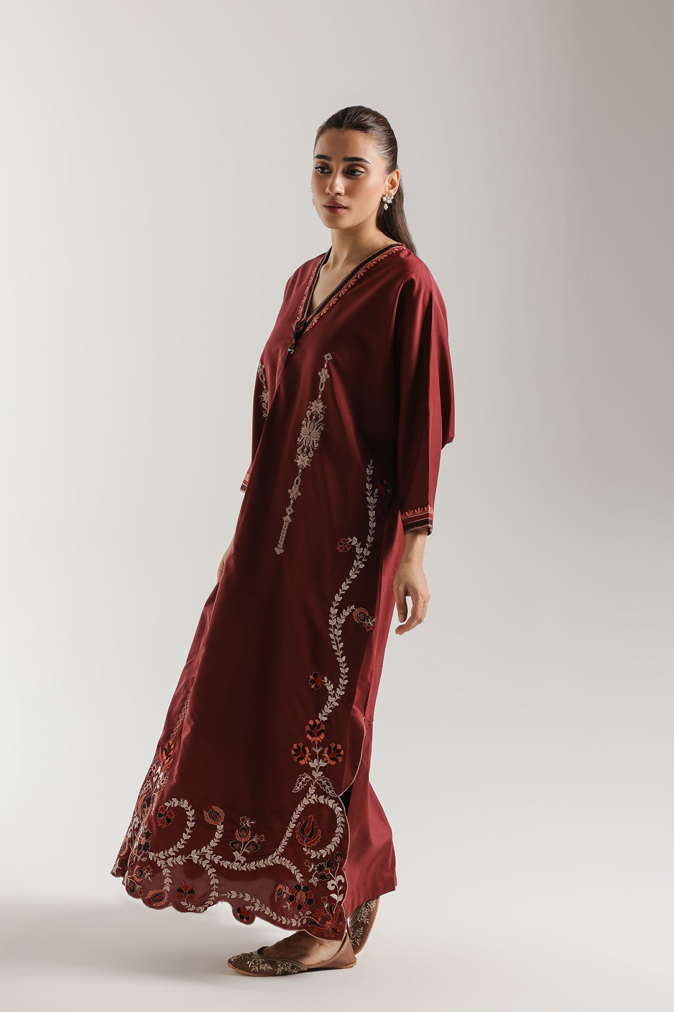 EMBROIDERED KAFTAN (E4502/103/302)